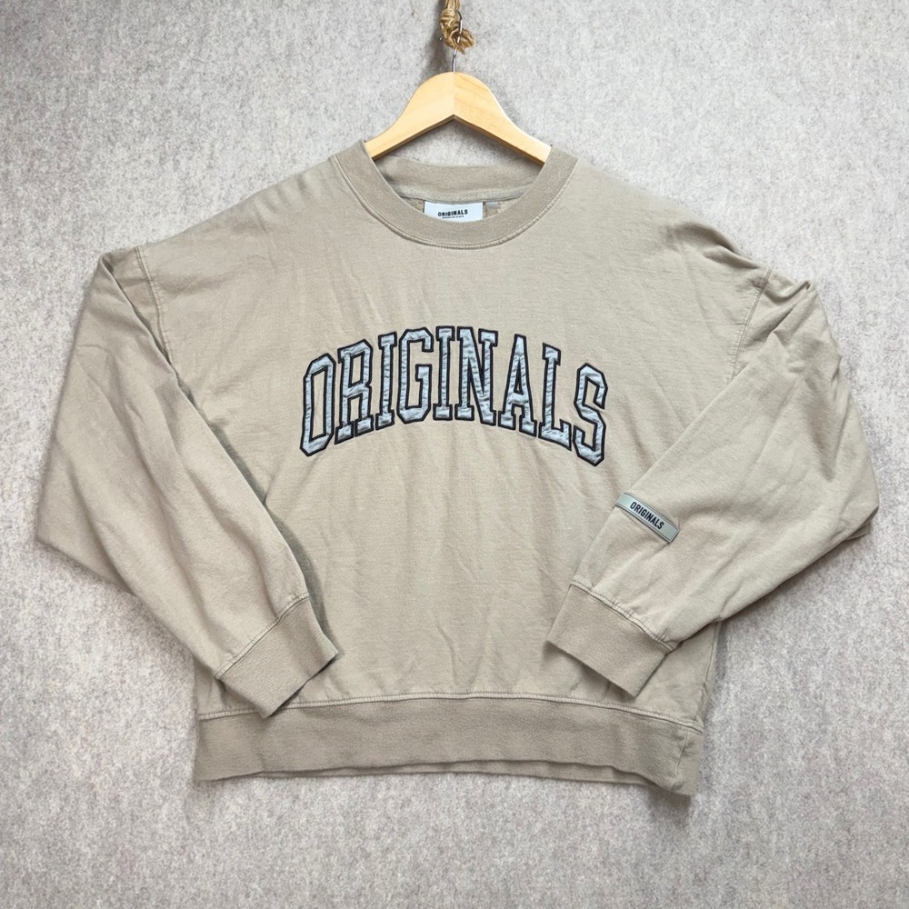 Brooklyn Cloth Sweatshirt Women S Tan Streetwear Gorpcore Collegiate Minimalist
